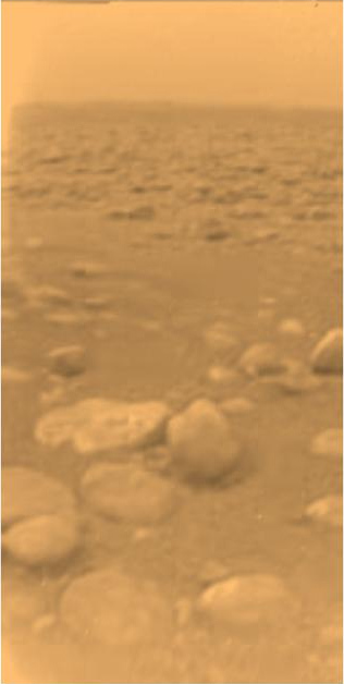 タイタンの表面