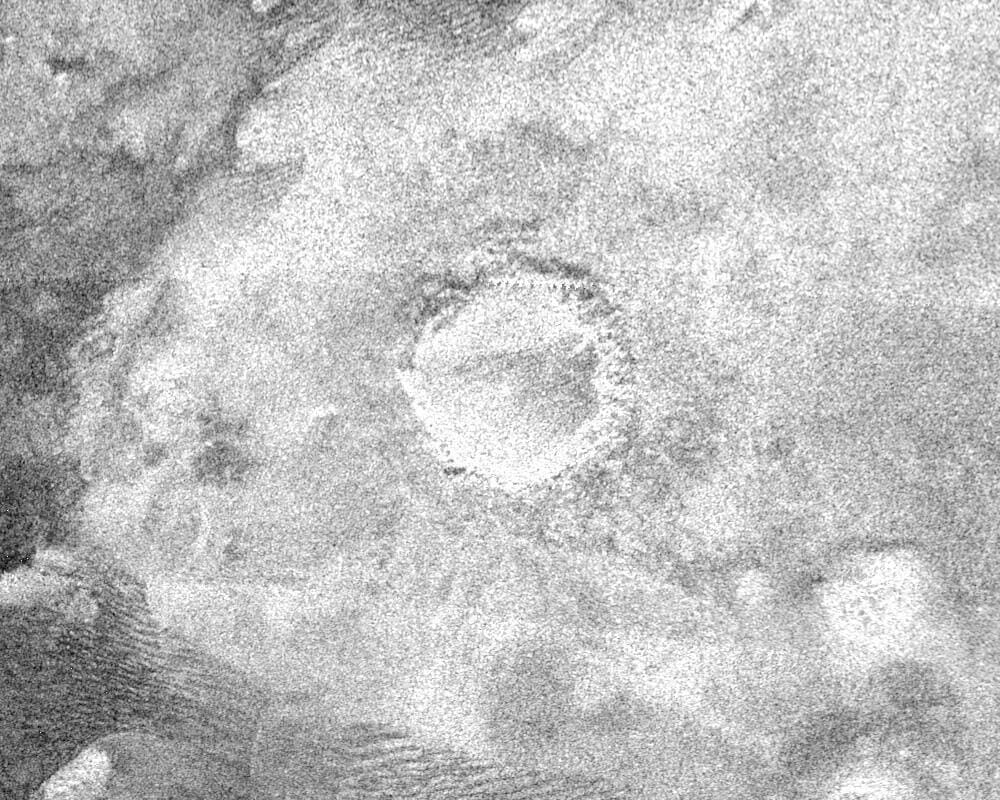 タイタンのクレーターの画像
