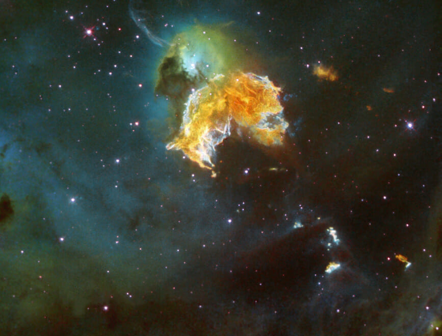 大マゼラン雲の超新星残骸「N 63A」