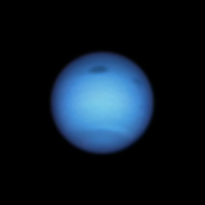 ハッブル宇宙望遠鏡が2020年1月に撮影した海王星