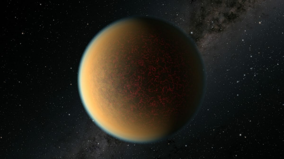太陽系外惑星「GJ 1132 b」を描いた想像図（