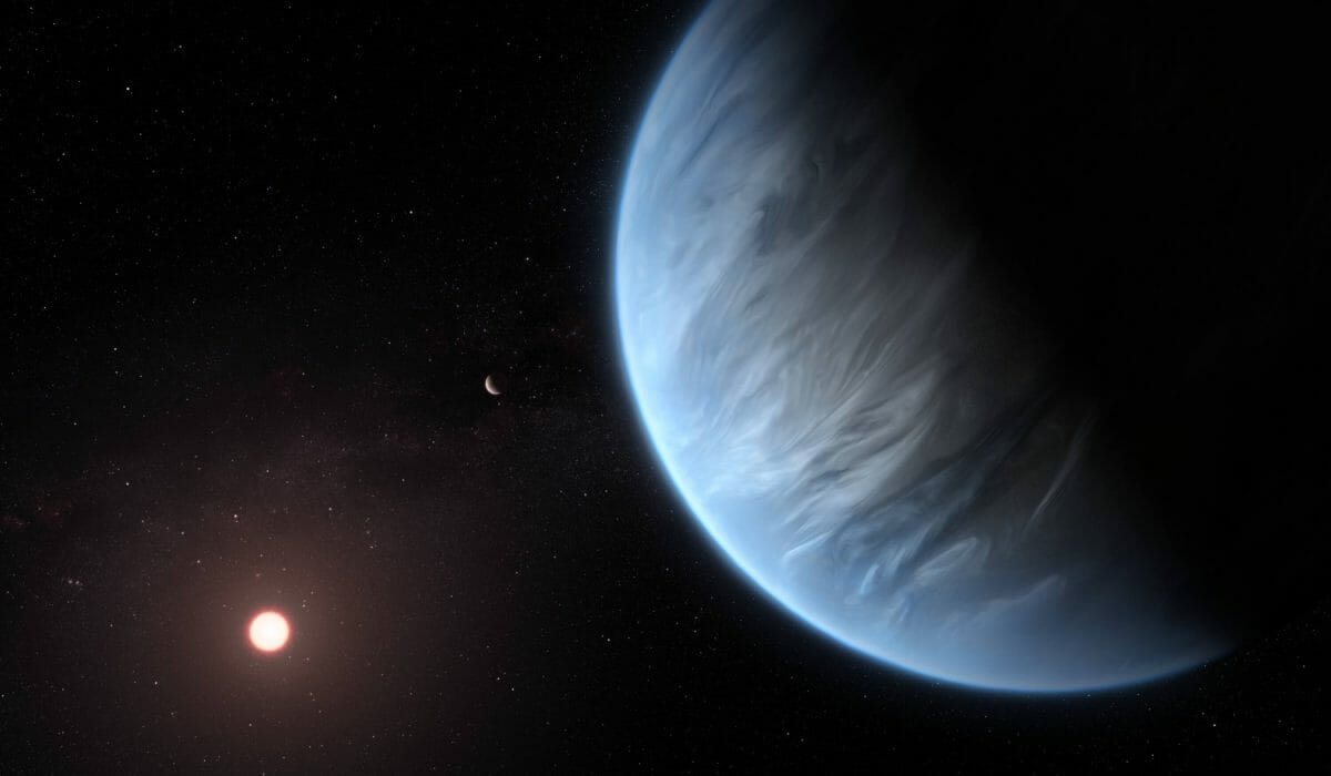 系外惑星「K2-18b」を描いた想像図