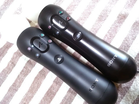 PS3世代旧PS moveとPS4世代新PS move