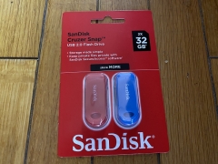 SanDisk　CruzerSnap USBメモリ2個パック