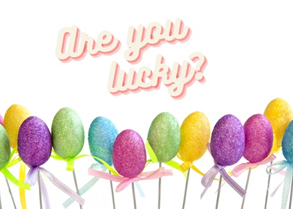 Colorful Easter Greeting Card