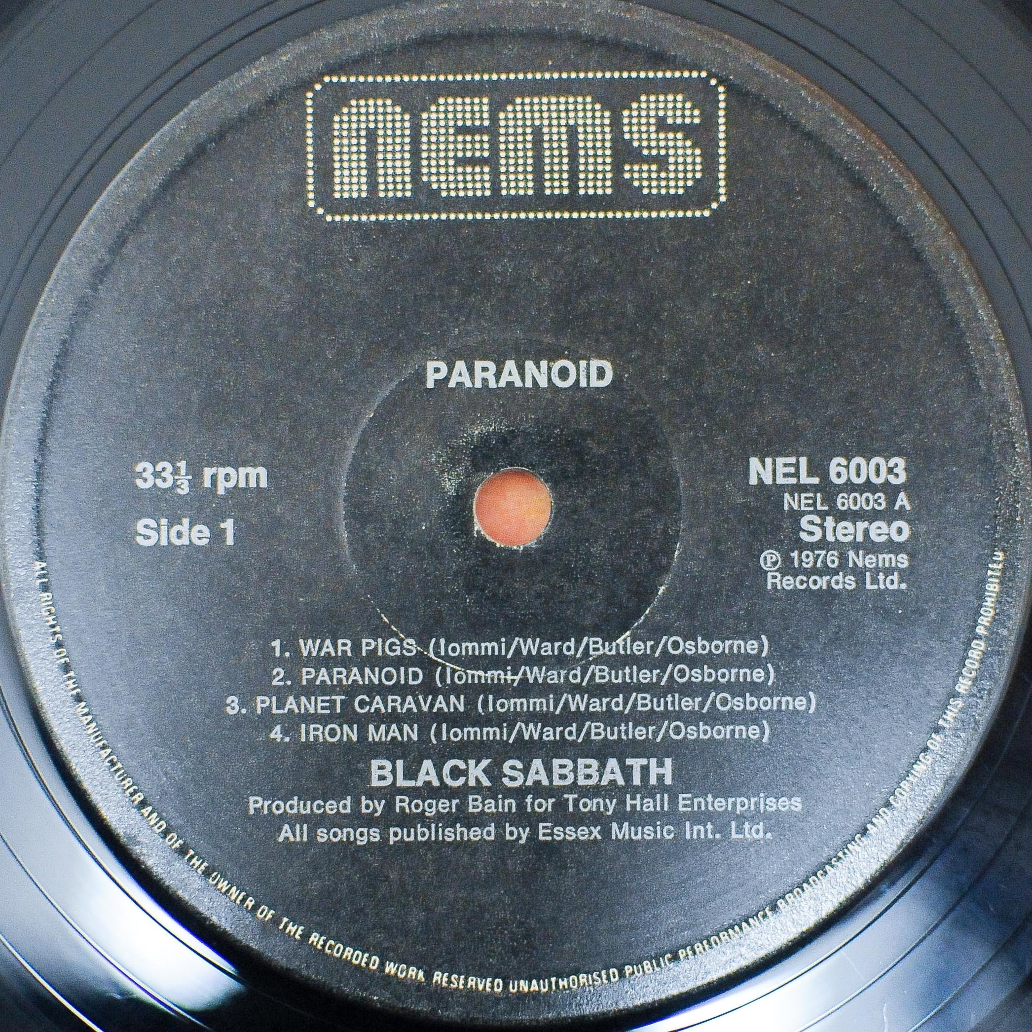 Black Sabbath - Paranoid - Black Sabbath