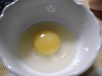 烏骨鶏の卵　TKG